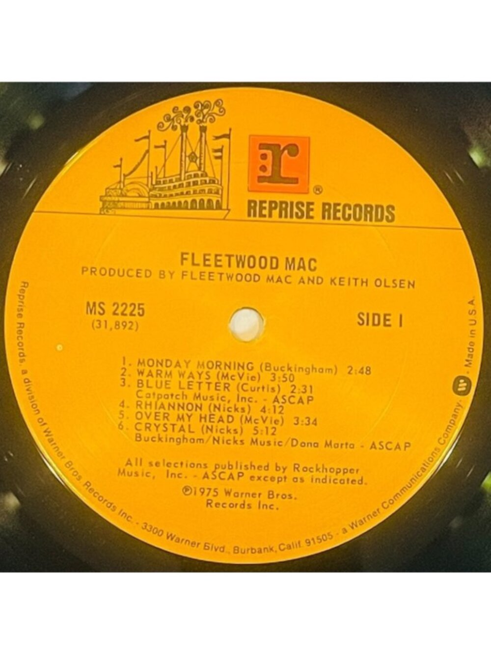 Fleetwood Mac - Self Titled Record LP 1977 Complete W/Original Lyric Sleeve - Picture 3 of 7